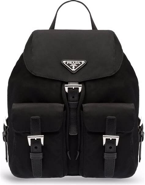 prada logo plaque backpack|prada diagramme shoulder.